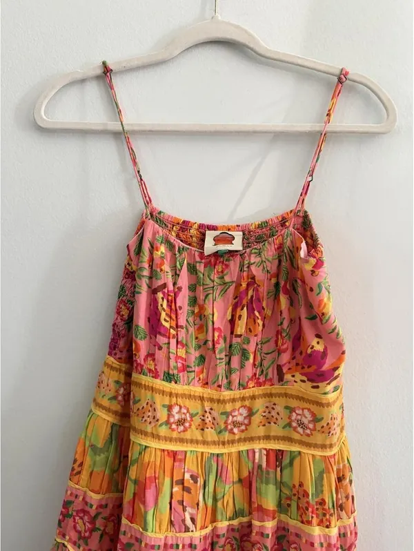 Farm Rio Mixed Fruits Paradise Dress - Image 4