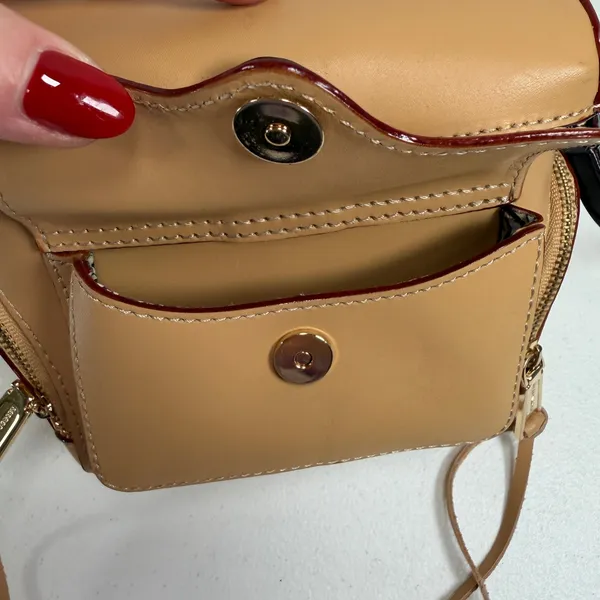 Rebecca Minkoff Craig Camera Crossbody Bag Studded Tassel Boho Chic Small - Image 12