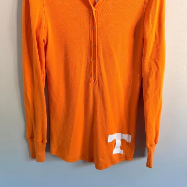 Y2k Orange Victoria'S Secret Pink University Of Tennessee Volunteers Thermal Top - Image 5