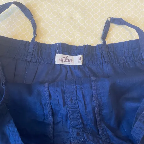 Hollister Blue  Drawstring Cami - Image 3
