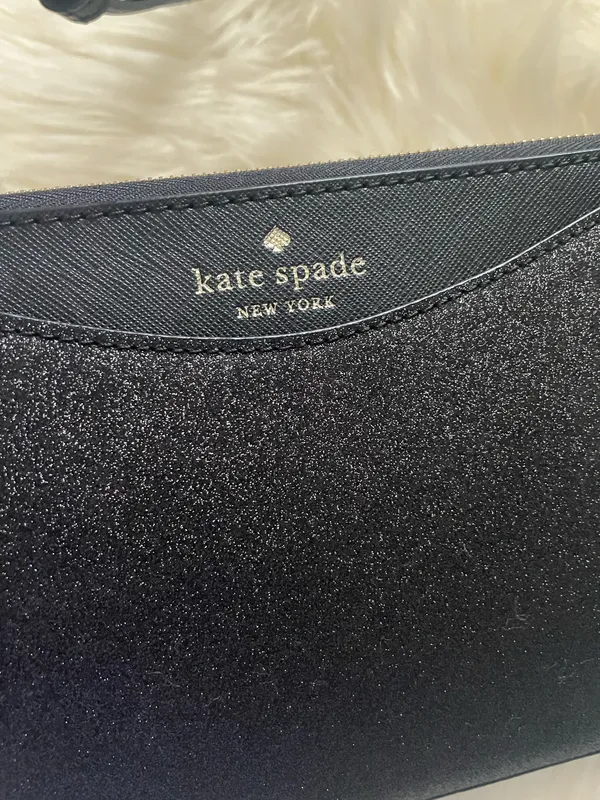 KATE SPADE New York "Joeley" <BLACK GLITTER> SMALL CROSSBODY BAG - Image 8