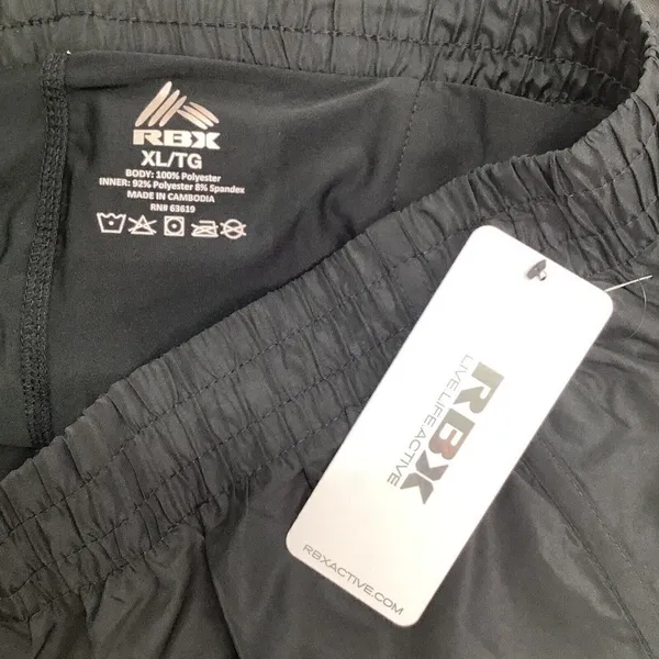 Reebok Size XL Black Lined Live Life Active Shorts . New With Tags - Image 5