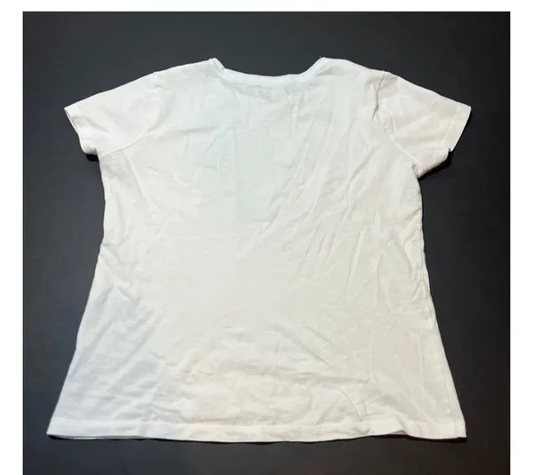 Glitter Heart Shirt White - Image 3