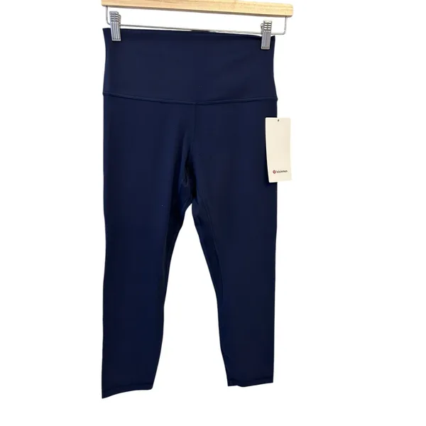 NEW Lululemon Align High Rise Legging Crop 23" Size 8 New Authentic True Navy - Image 6