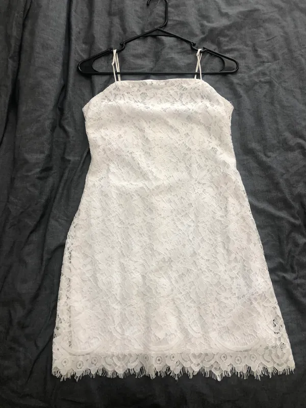 Trixxi White Lace Dress - Image 2