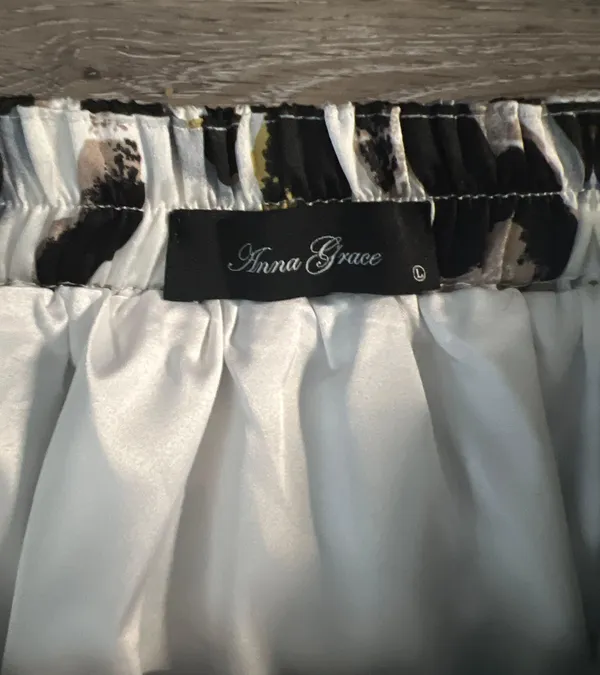 Anna Grace Cheetah Silk Skirt - Image 2
