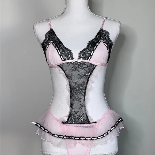Rare Victoria’s Secret Ballerina Cutout Teddy - Image 4