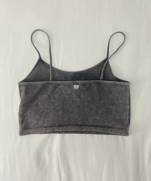 Acid Wash Crop Top - Image 3