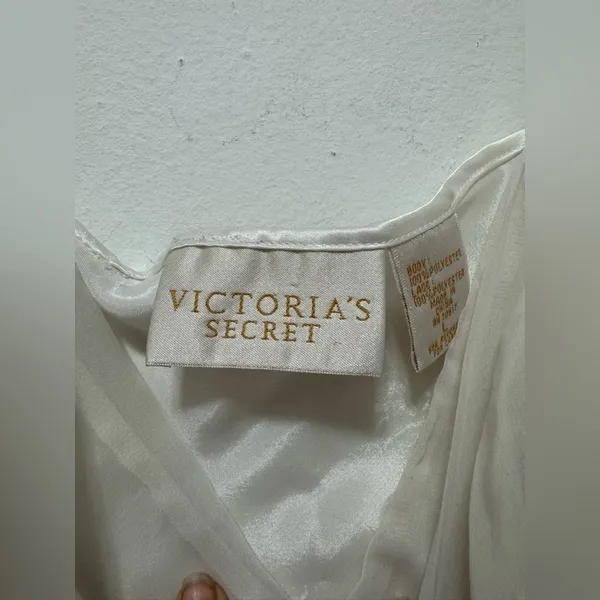 Victoria’s Secret Vintage Gold Label Teddy Ivory Lace Sequins Bodysuit Fairy - Image 7