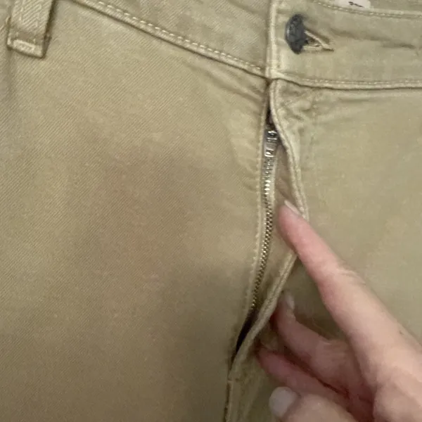 Ariat Wide Leg Jeans 33R Ultra High Rise Countryside French Khaki Stretch NWT - Image 3