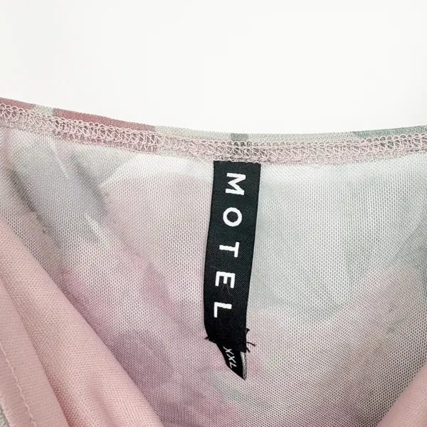 Motel UO Womens Kikan Floral Patchwork Fairycore Sheer Mesh Cami Top Size XXL - Image 5