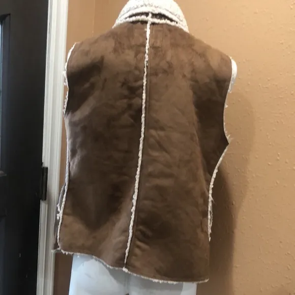 Sanctuary draped Sherpa vest - Image 4