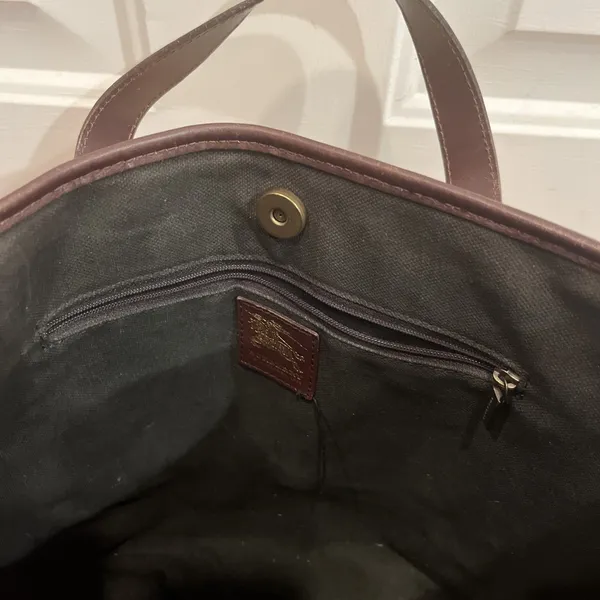 BURBERRY AUTHENTIC Nova check+‎ horse pattern, vintage purse handbag - Image 11