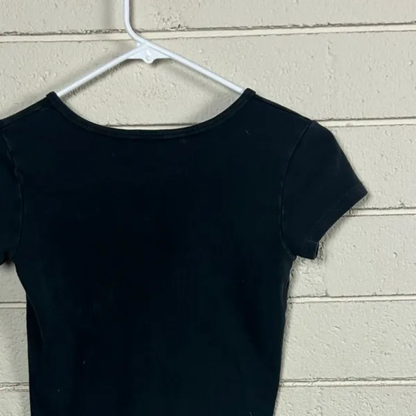 Brandy Melville Black Ashlyn Top one size - Image 8