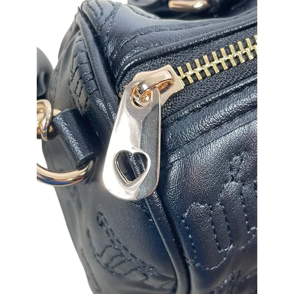 Juicy Couture Best Sellers Fame Satchel Liquorice Black Embossed Crossbody NWT - Image 9