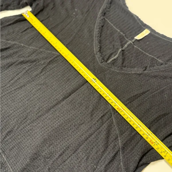 Free People Waffle Knit Light Long Sleeve Size Small - Image 7