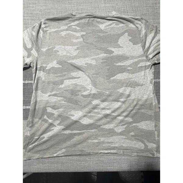 Splendid‎ Womens Large Gray Camo Short Sleeve Crew Neck T-Shirt Camouflage Tee - Image 2