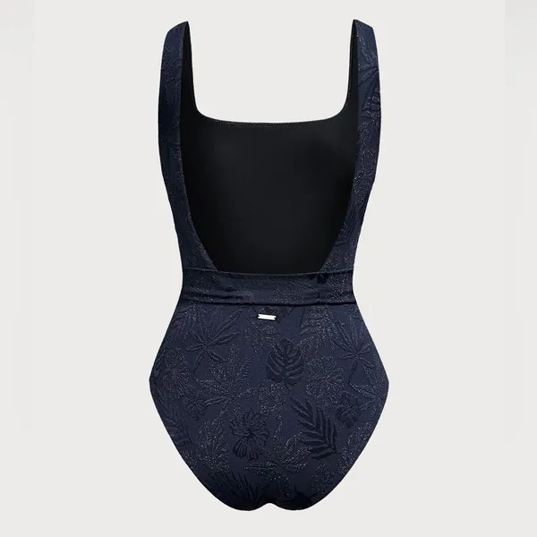 Berlook Blue Shimmer Textured One-Piece Swimsuit - Image 8