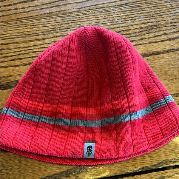 The North Face Red Beanie Unisex Women’s Girls Boys - Image 5