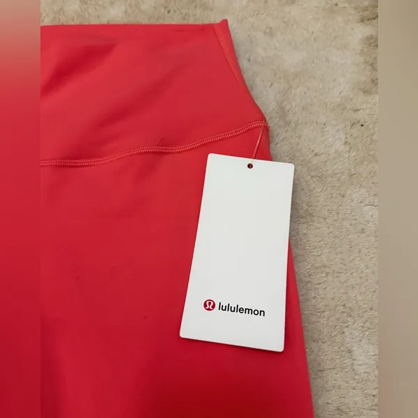 Lululemon NWT Align HR 25” Leggings Pink Lychee Size 10 High Rise Nulu - Image 4