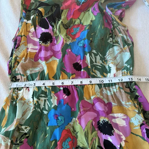 Anthropologie Tracy Reese Faux Wrap Dress Floral Ruffle‎ Boho Festival Wedding S - Image 11