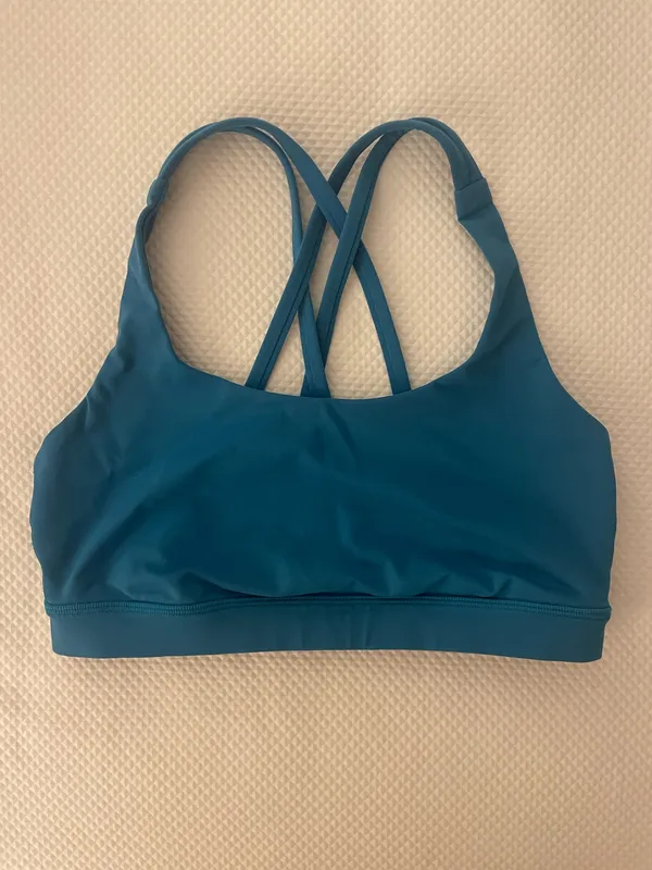 Lululemon Hawaiian blue sports bra - Image 2