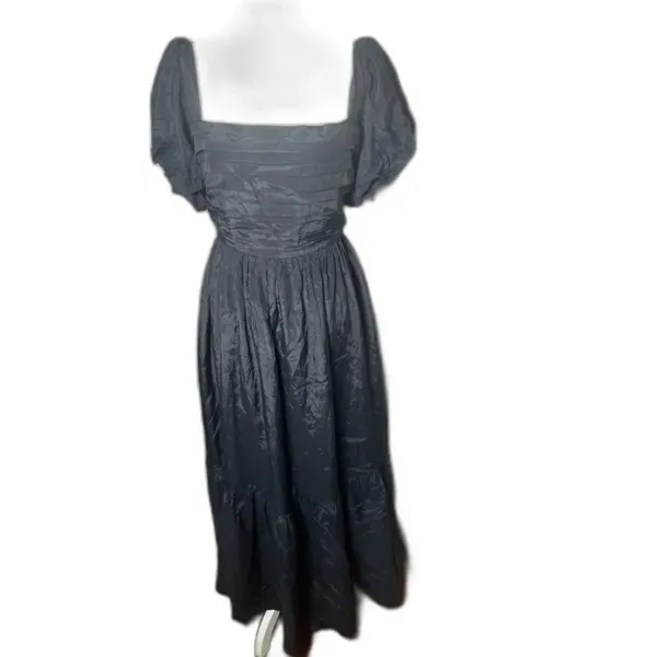 Abercrombie & Fitch Emerson Drama Bow-Back Black Maxi Dress Size Small NWT - Image 6