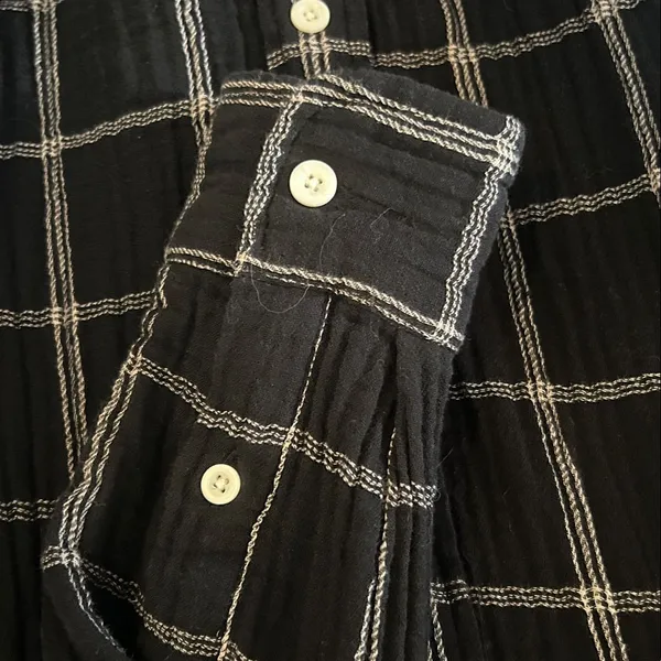 Madewell flap pocket light spun gauze shirt sz M - Image 6