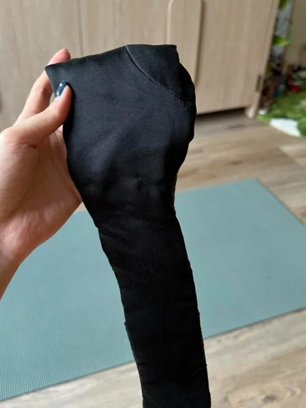 NUOJIA Black 100% mulberry silk sleep mask, similar to the $80 Drowsy sleep mask - Image 5