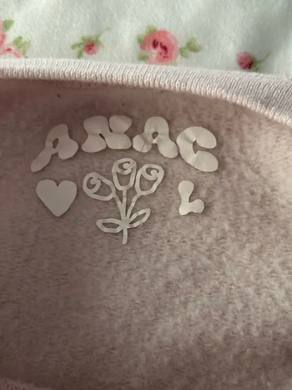 Anac Lavender Crewneck Sweatshirt with Chest Embroidery - Image 2