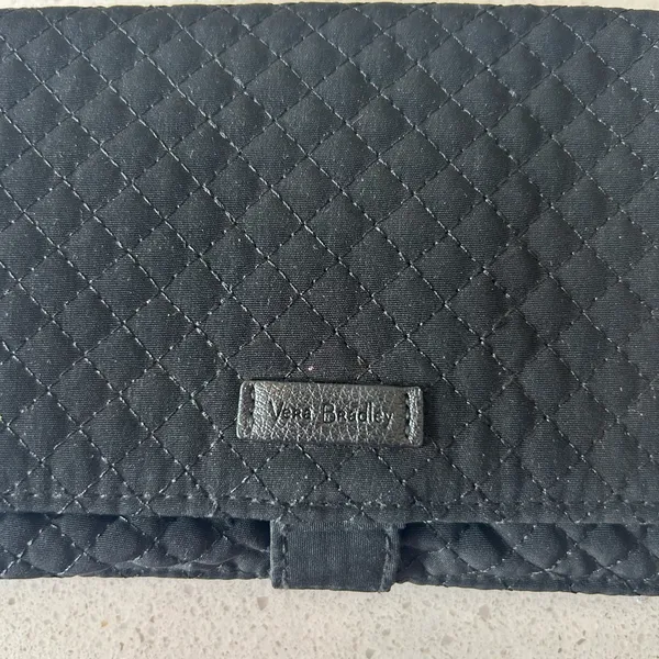 Vera Bradley Iconic All Together Black Wallet Like New - Image 3