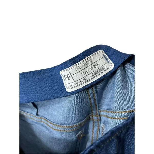 Free People Penny Pull On Flare‎ Jeans 24 Medium Blue - Image 7