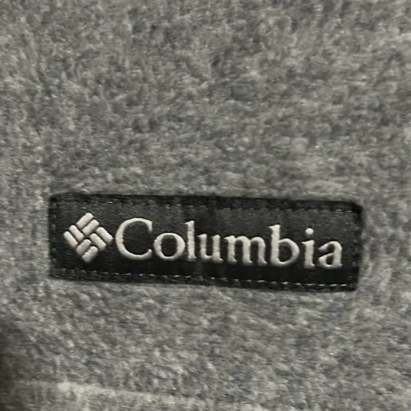Columbia Women’s Size S Fleece Jacket Gray Heathered Mock Neck Full Zip - Image 4