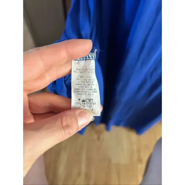 Cameo blue maxi dress size small size tag missing beach dress - Image 6