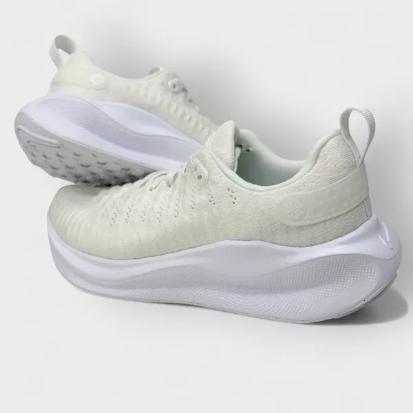 Nike React Infinity Run Flyknit 4 Wide Women’s 7 White FN0880-101 Running Shoe - Image 11