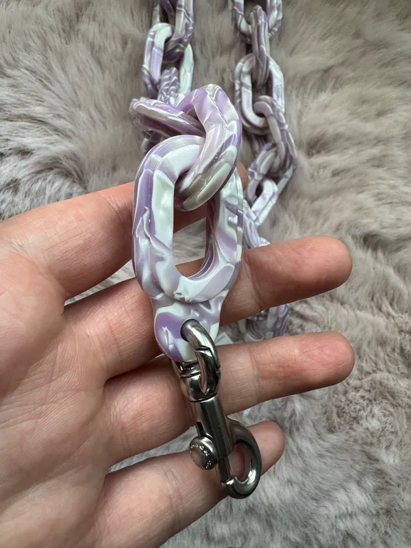 Coach Resin Short Chain Strap ck544 purple - Image 8