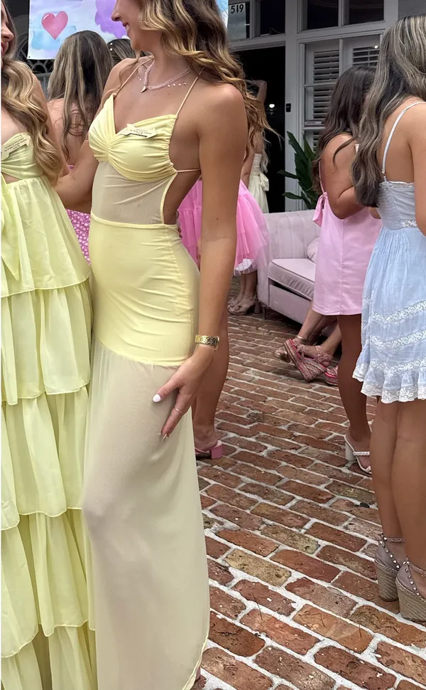 Yellow Maxi Dress - Image 3