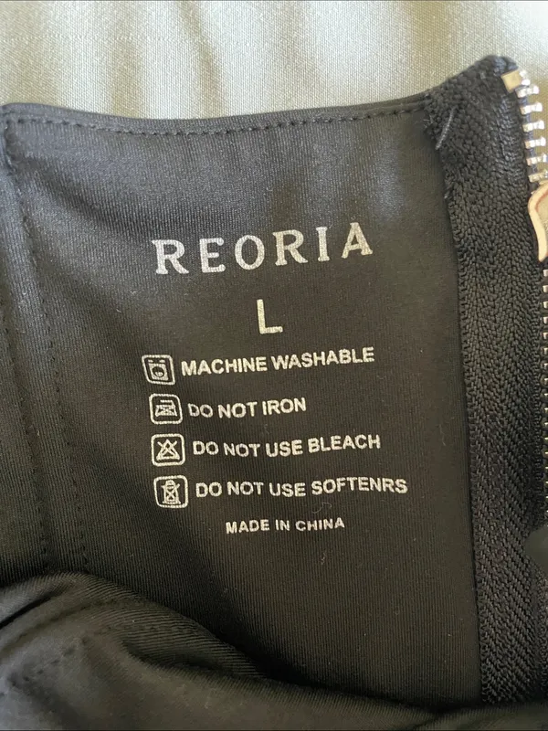 Reoria Black Women's Corset Crop Top - Image 2