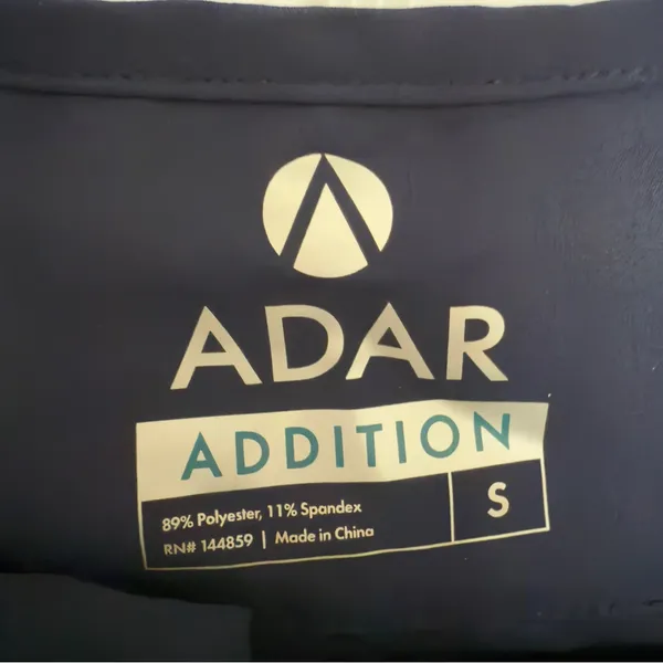 Adar NWT Navy Small‎ Scrub Top Uniform Medical - Image 5