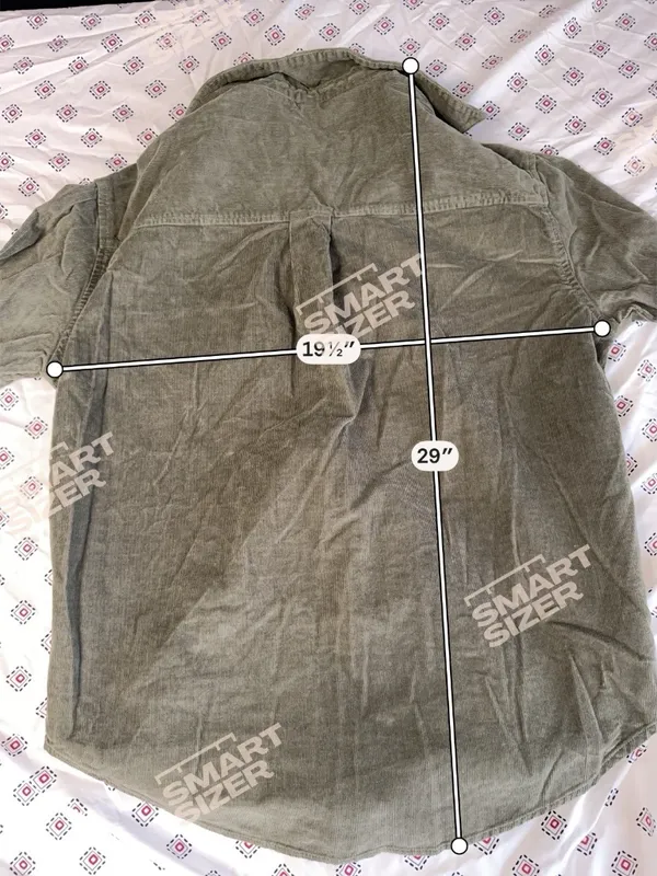 Wild Fable, Xs Green Sage Women’s Button Up Jacket Shacket Corduroy Ribbed - Image 3