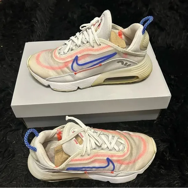 NIKE Air Max 2090 'White Flash Crimson' lace up shoes sneakers women’s 7.5 - Image 9