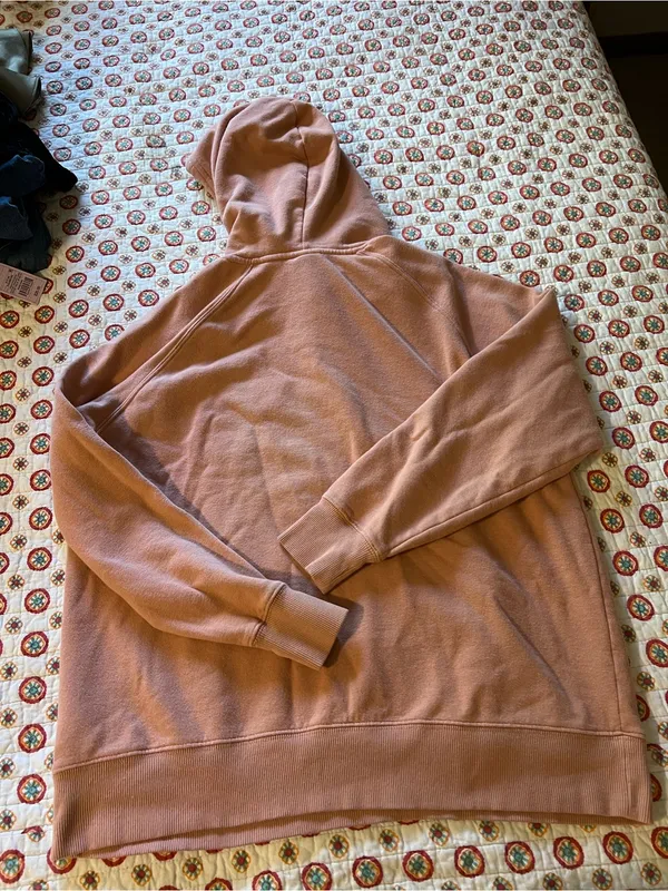 The North Face Light Muave Pink Hoodie Sweatshirt size Large - Image 4