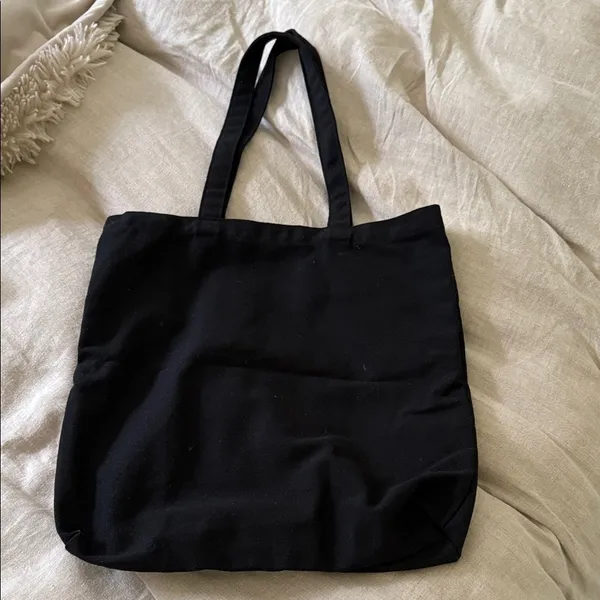 New Morphe‎ Black Canvas Tote - Image 3