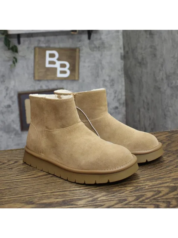NWT Universal Thread Womens May Microsuede Boots Booties 94642647 Tan Brown 7M - Image 2