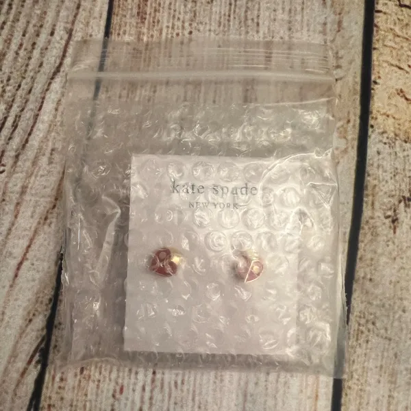 Kate Spade Red and Gold Ladybug Studs - Image 3