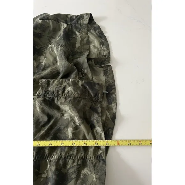 Eddie Bauer Women’s L Hooded Adventurer Hiking Parka Jacket Camouflage Vented - Image 7