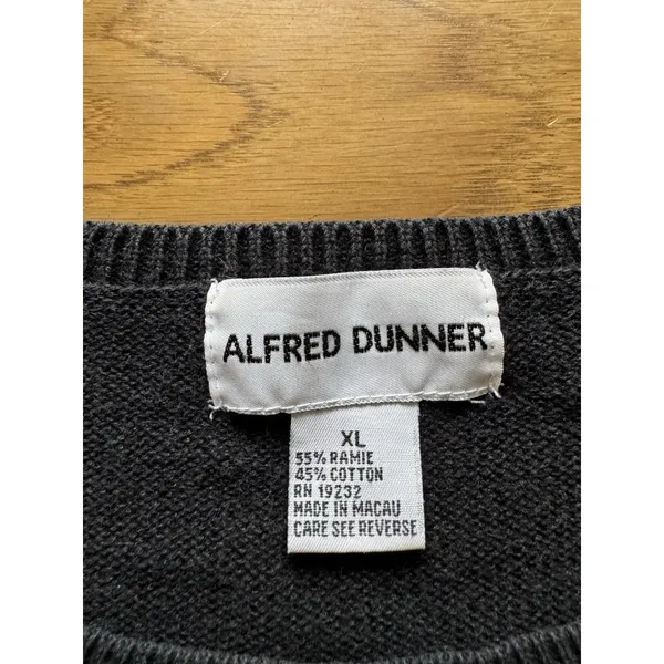 Alfred Dunner Safari Giraffe Sequin Embroidered 2 Piece Cardigan Sweater XL‎ VTG - Image 3