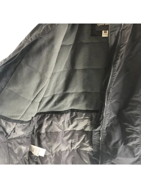 Eddie Bauer Womens Plus 1X Black Insulated Jacket With ThermaFill Technology - Image 2