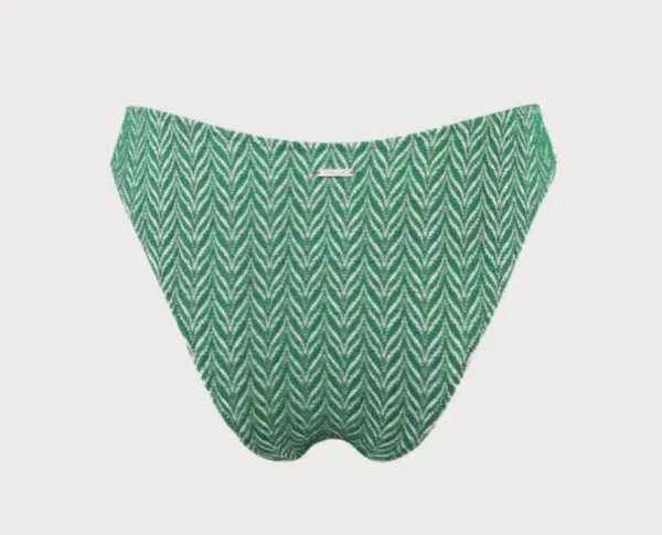 BERLOOK Green Geometric Textured Cut Out TOP AND BOTTOM 03 - Image 8