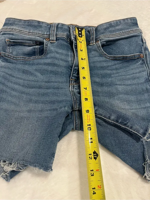American Eagle Next Level Stretch Denim Shorts - 6 Long - Image 7